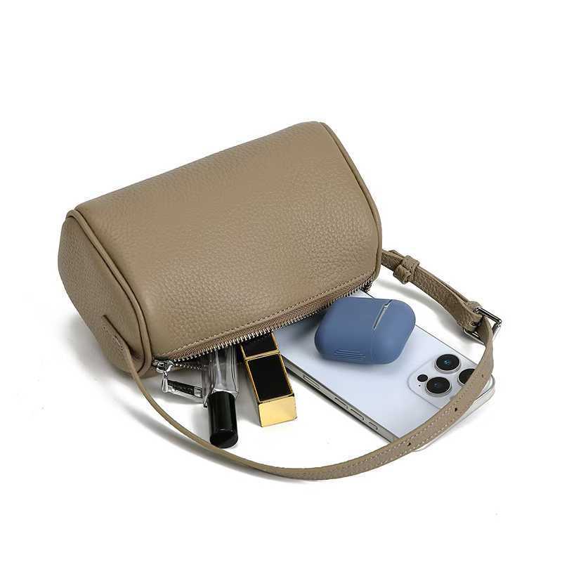 Women's Fashion Leather Pencil Design High-grade Cylinder Women's Messenger Bag