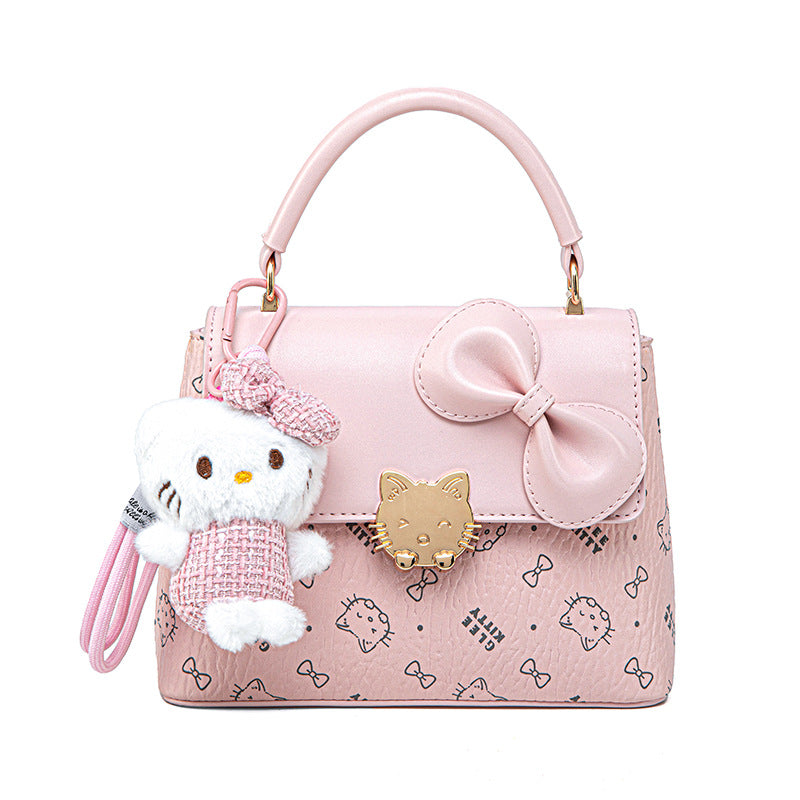 Women's Simple Unique High Sense Sweet Gift Style Pink Bucket Bag