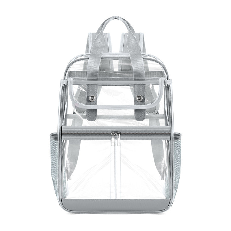 Transparent Large Capacity Short Trip Computer Leisure Backpack