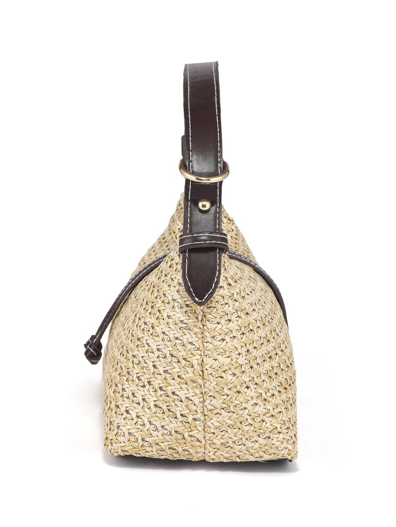 Personality Versatile Solid Color Beach Vacation Weaving Bags