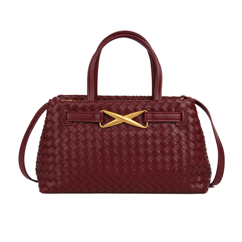 Women's High Sense Woven Fashion Commuter Bags