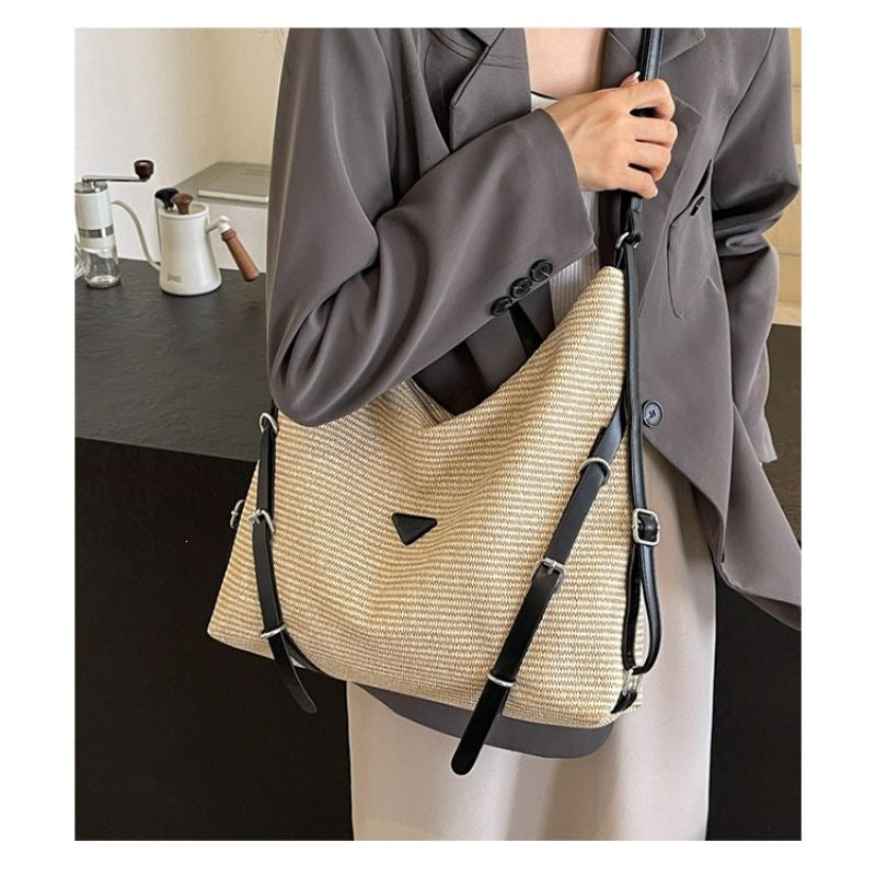 Women's Retro Style Good-looking Large Capacity Commuter Versatile Light Tote Bags
