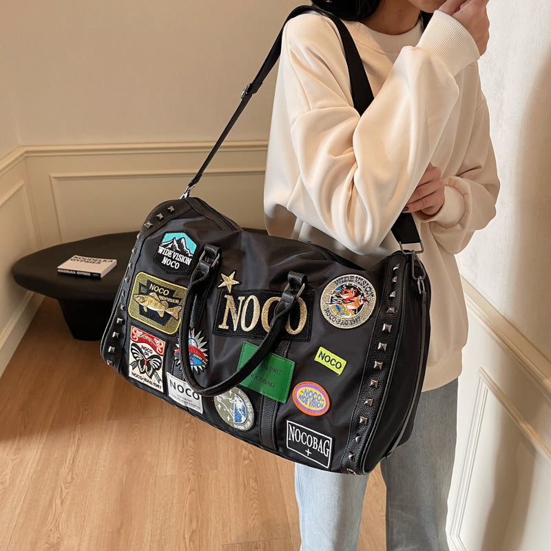 Women's & Men's Fashion Waterproof Large Capacity Business Trip Hand-held Lightweight Exercise Fitness Travel Bags