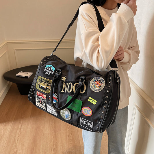 Women's & Men's Fashion Waterproof Large Capacity Business Trip Hand-held Lightweight Exercise Fitness Travel Bags