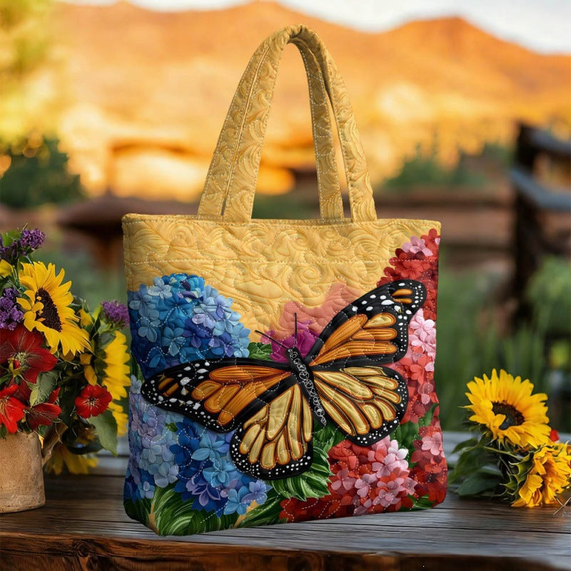 Unique Printed Personalized Flower Design Canvas Women's Handbag