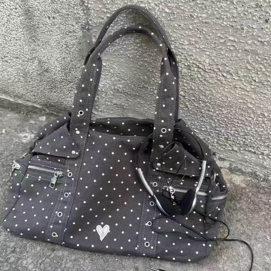 Large Capacity Underarm Light Wave Commuter Shoulder Bags