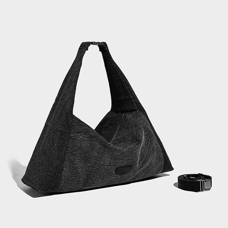 Women's High-grade Retro Portable Denim Super Popular Large Tote Bags