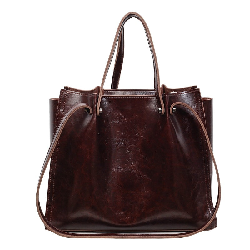 Women's Retro Simple Fashion Large Capacity Women's Shoulder Bag