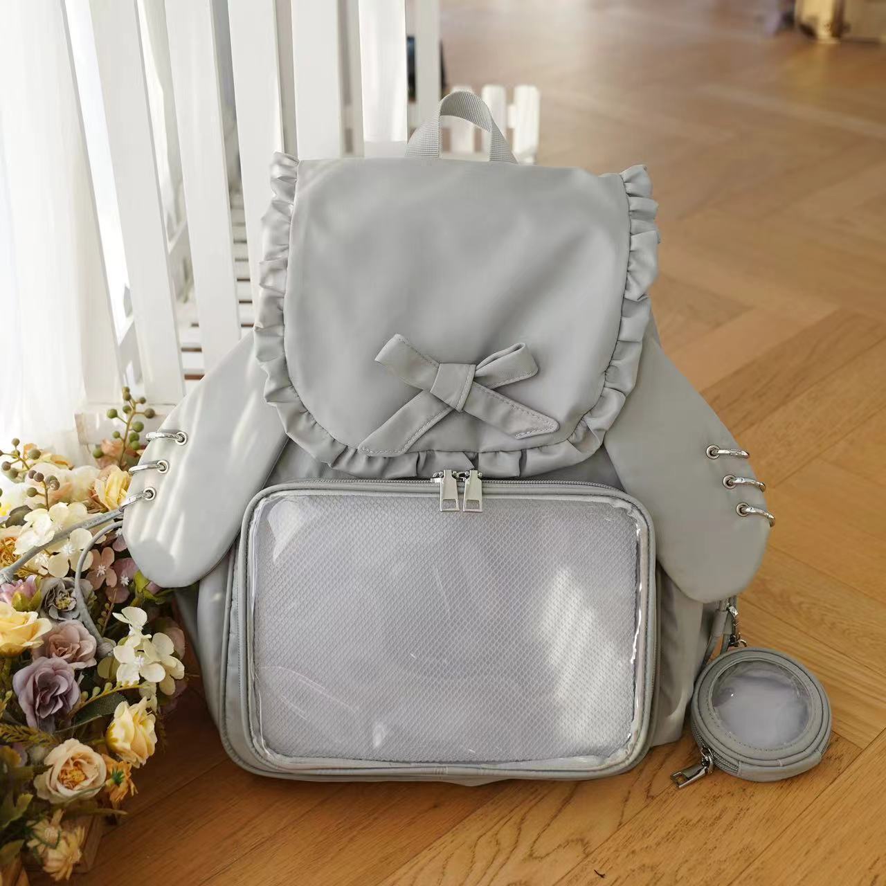 Casual Transparent Cute Large Capacity Cartoon Women's Backpack