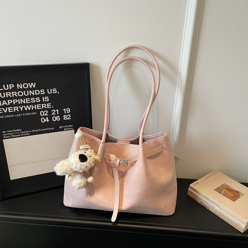 Women's Capacity Retro Fashion Western Style Niche Simple Leisure Handbags