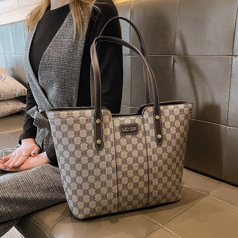 Women's Mummy Large Capacity High-grade Female Commuter Tote Bag