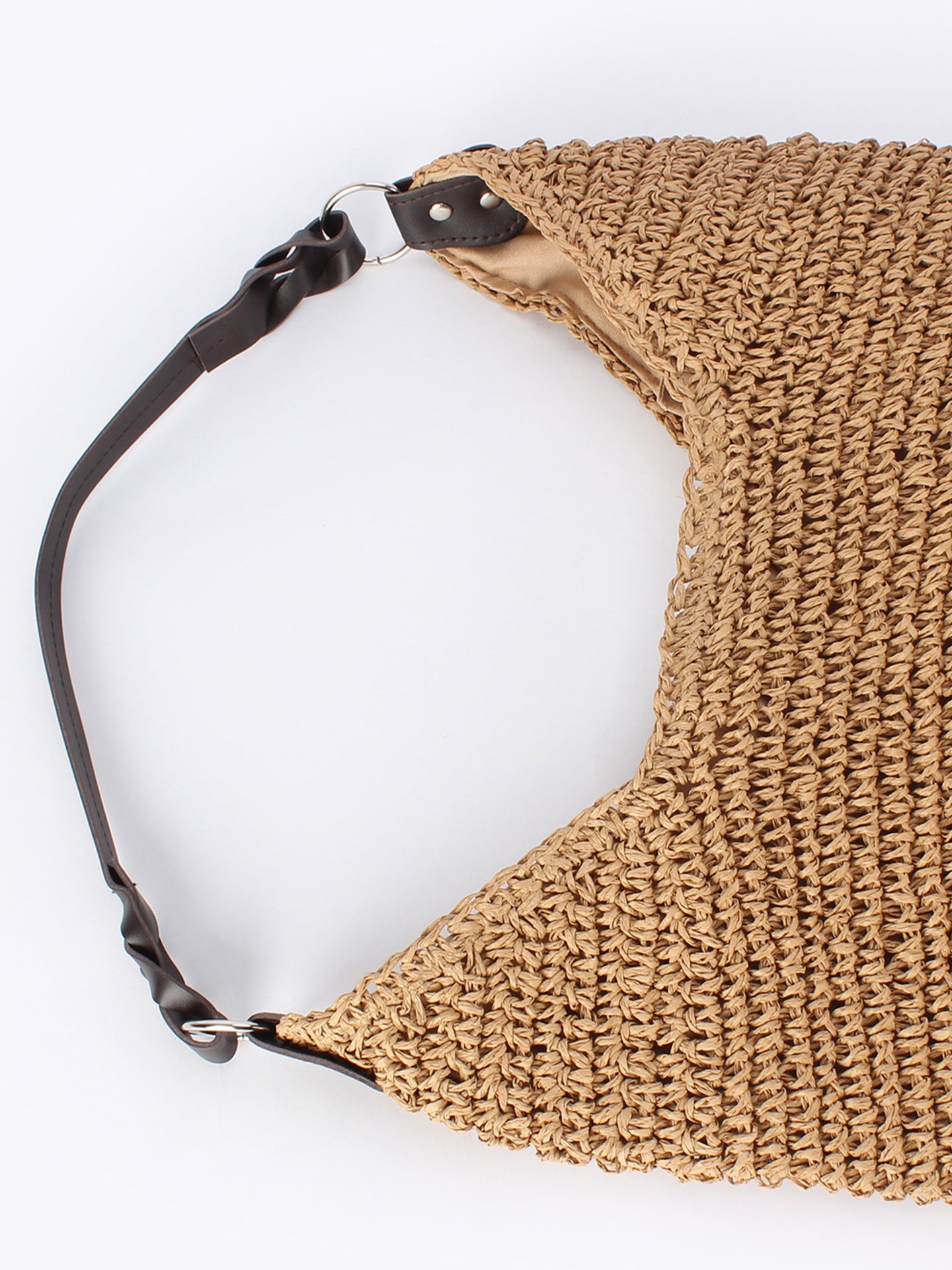 Women's Straw Large Capacity Everyday Joker Commuter Niche Personality Women's Shoulder Bag