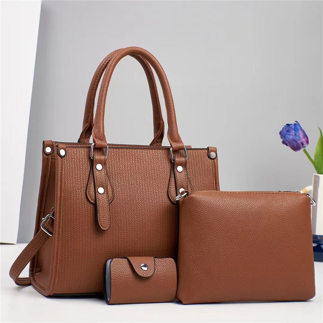 Women's Three-piece Set Mother Portable Large Capacity Tote Bag