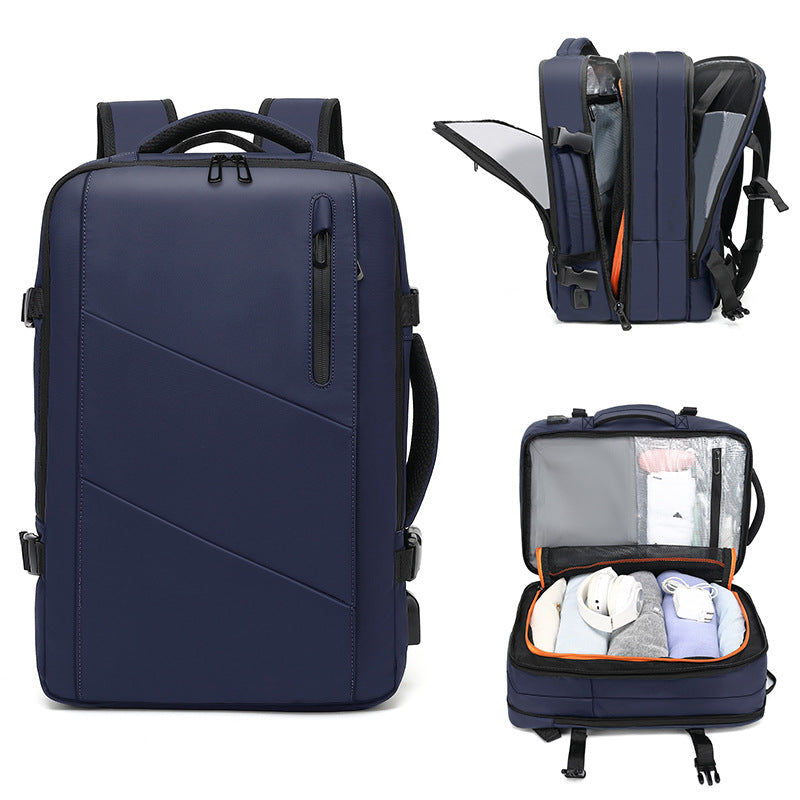 Women's & Men's Scalable Large Capacity Computer Waterproof Leisure Backpack