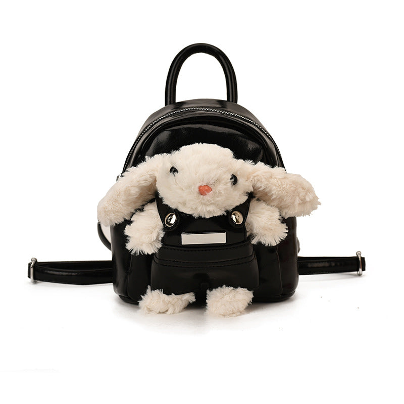 Women's Cartoon Plush Bunny Cute Mini Solid Bags