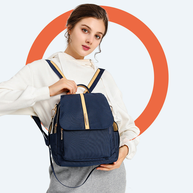 Women's Fashion Waterproof Nylon Large Capacity Simple Women's Backpack