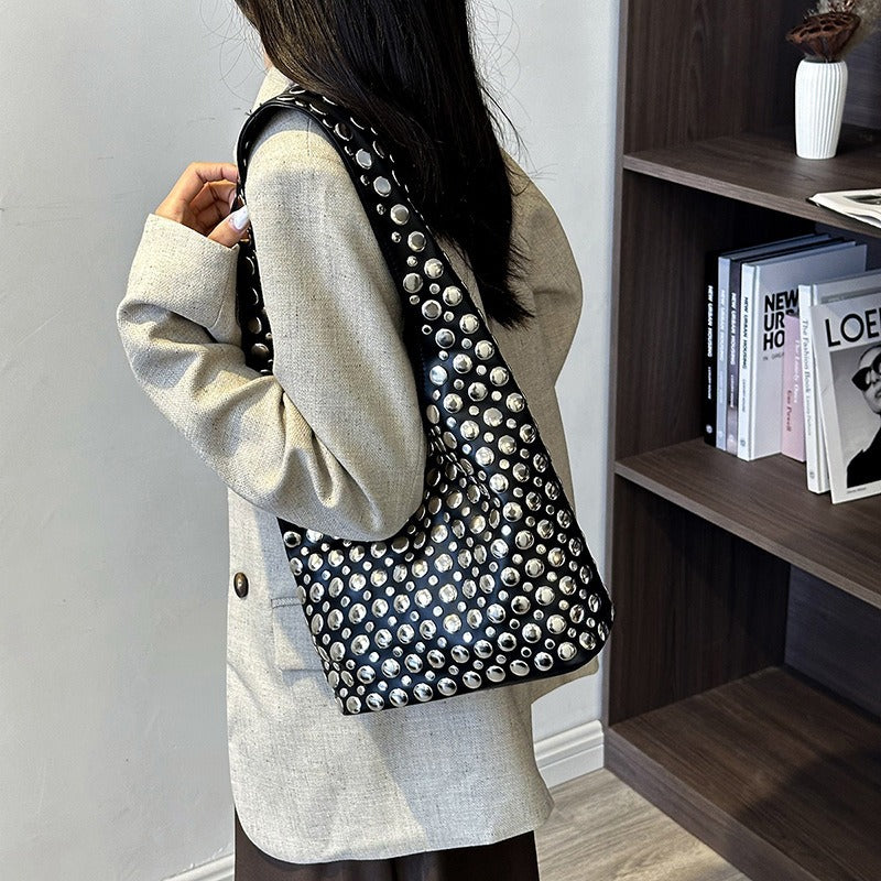 Women's Popular Korean Style Fashion Rivet Personality Bags