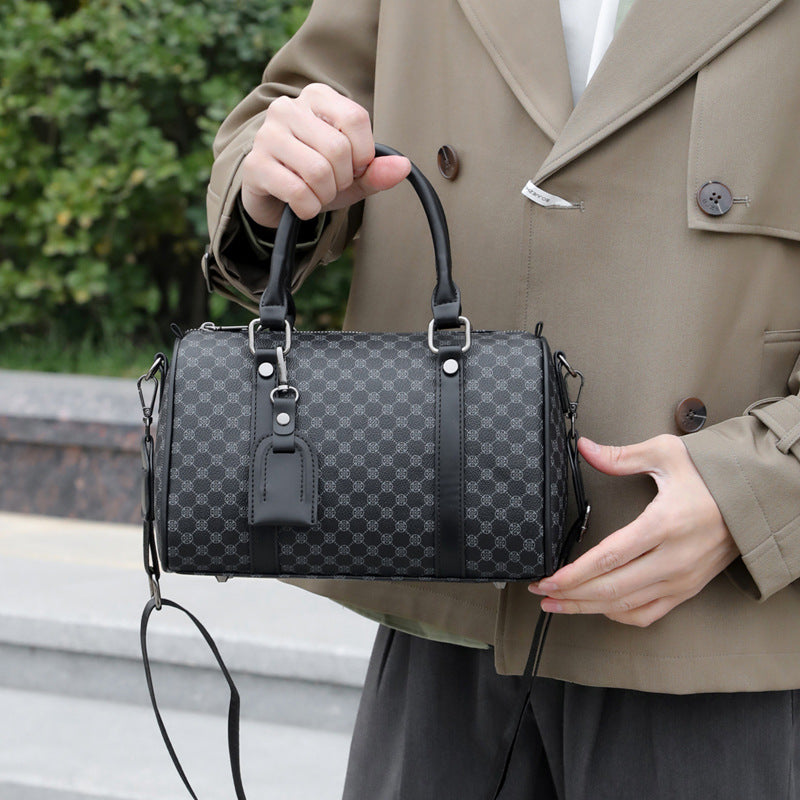 Men's Fashion Commuter Business Pillow Storage Handbags