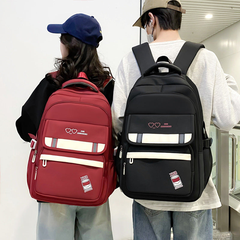 College Style Large Capacity Good-looking Lightweight Junior High Backpacks