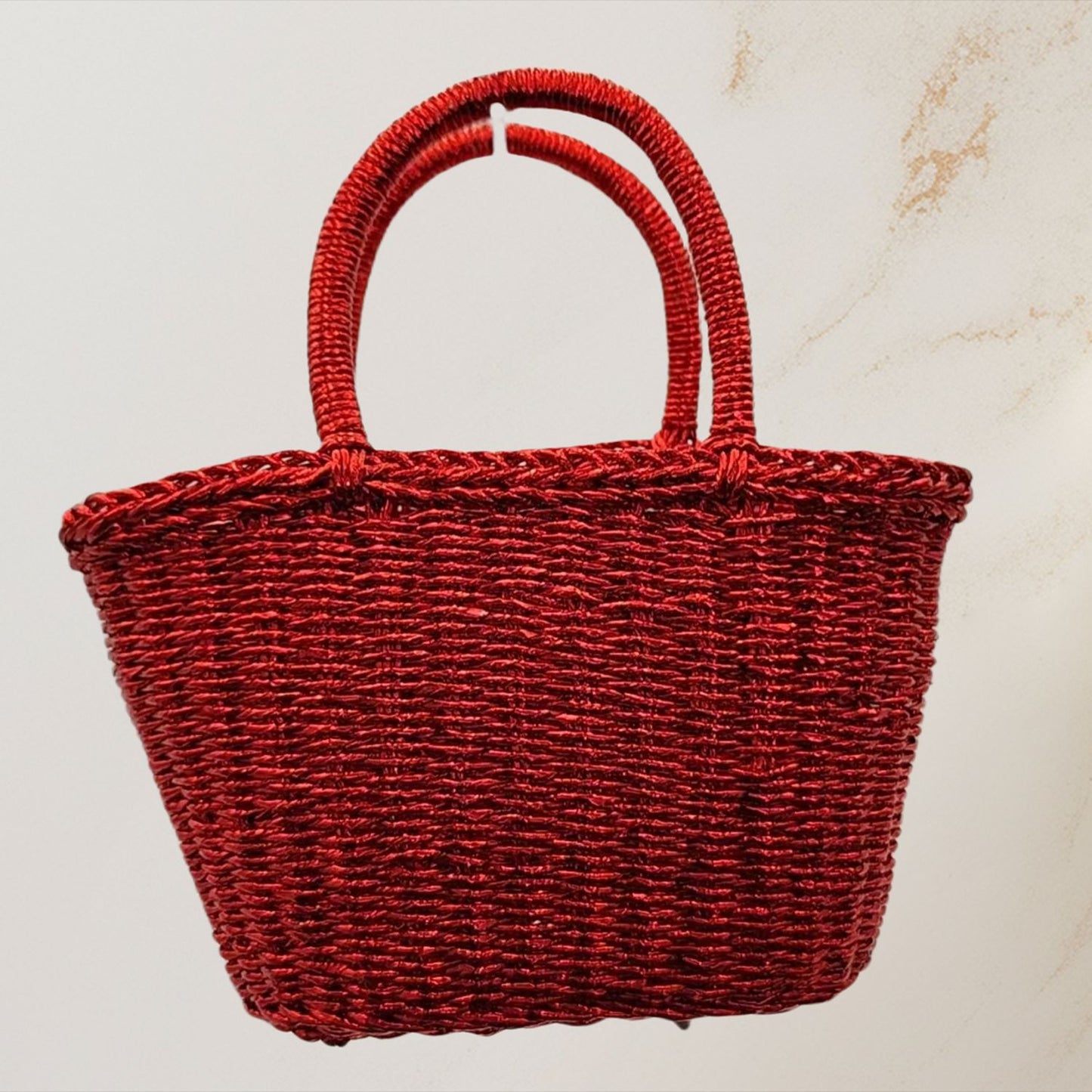 Women's Portable Fashion Hand-woven Shopping Date Underarm Bags