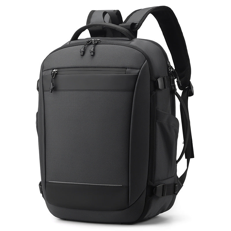Classic Graceful Men's Oxford Multifunctional Rechargeable Business Backpack