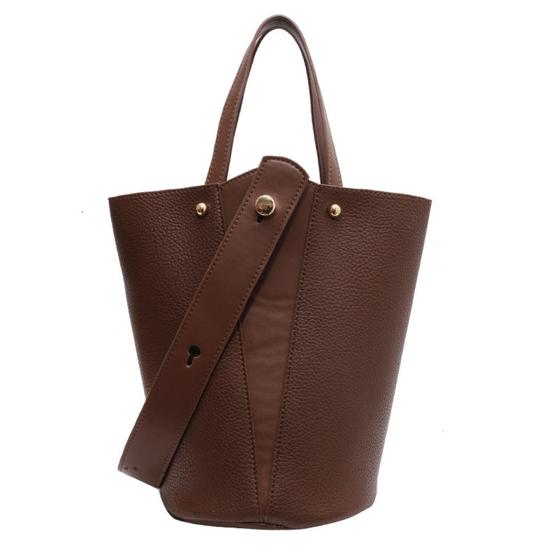 Comfortable Women's Design Suede Versatile Retro Bucket Bags