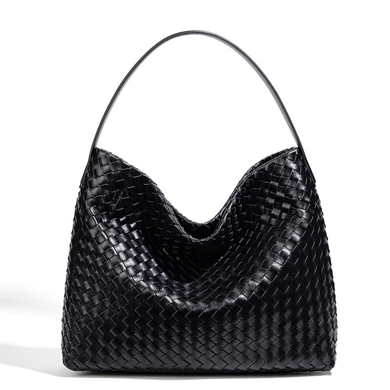 Women's Large Capacity Hand-woven Light Luxury High-grade Bags