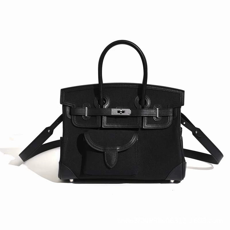 Canvas Top Layer Cowhide Advanced Fashion Bags