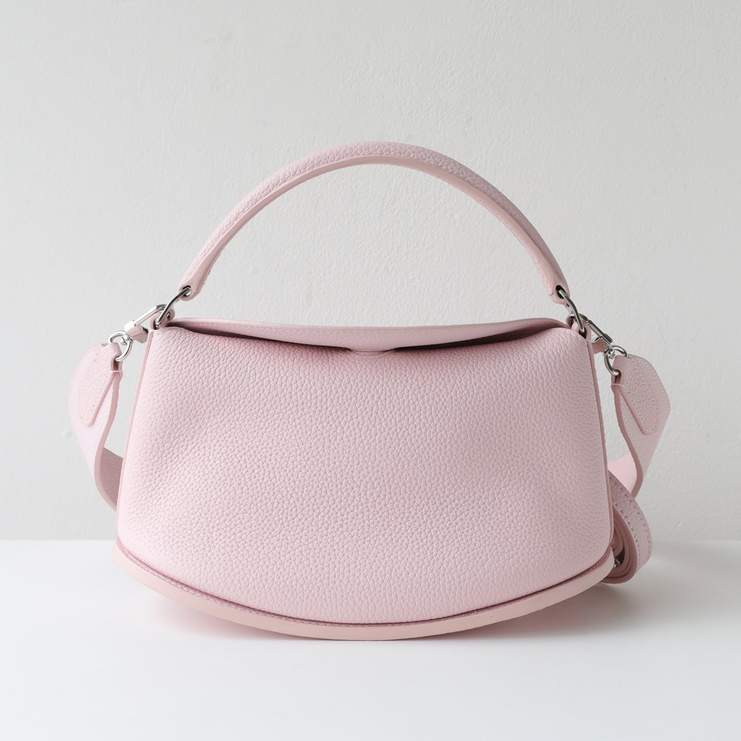 Women's High-grade First Layer Cowhide Ingot Simple Women's Handbag