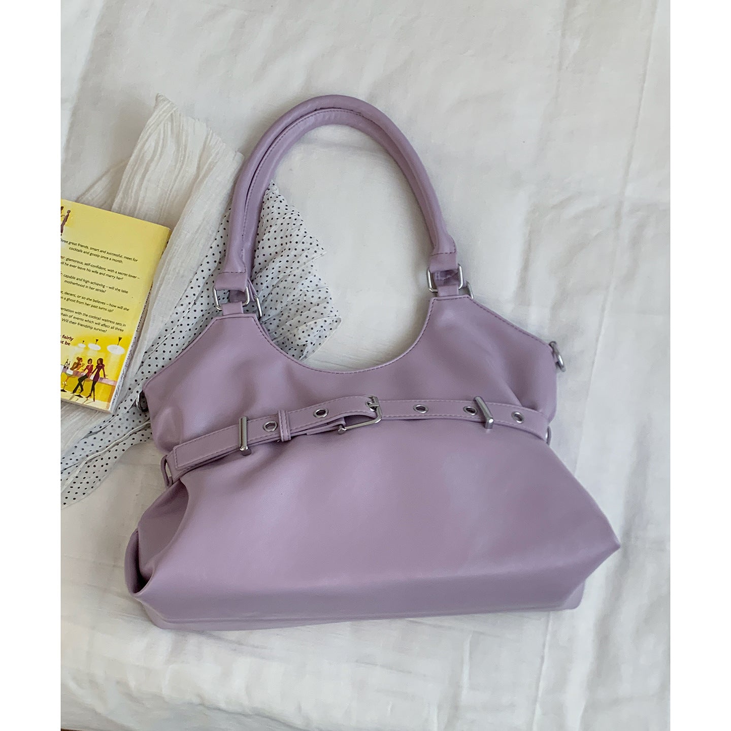 Women's Korean Style Large Capacity Commuter Simple Tote Bag
