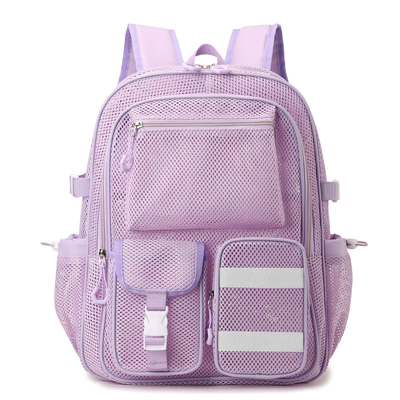 Hollow Large Capacity Mesh Computer Beach Bags