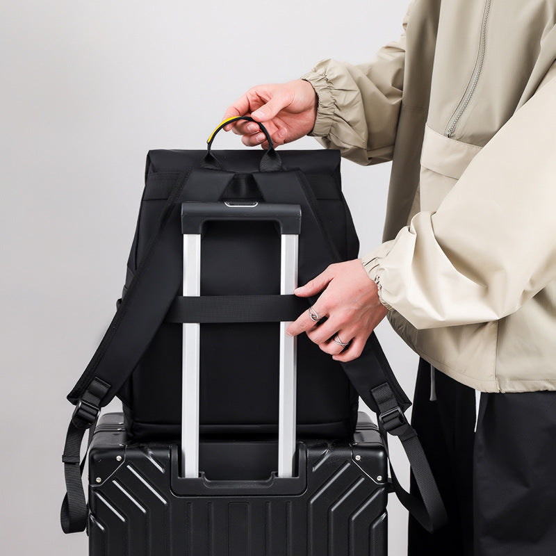 Men's Fashion Lightweight Waterproof Korean Business Computer Leisure Backpack