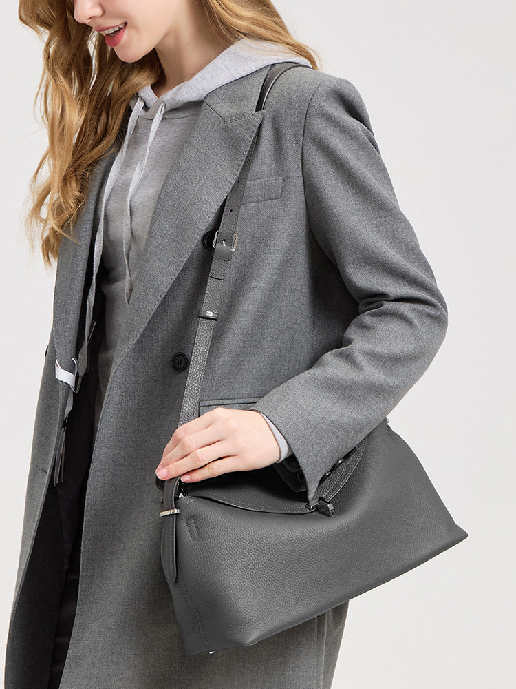 Women's Pillow Cowhide Genuine Leather Minority Fashion Women's Messenger Bag