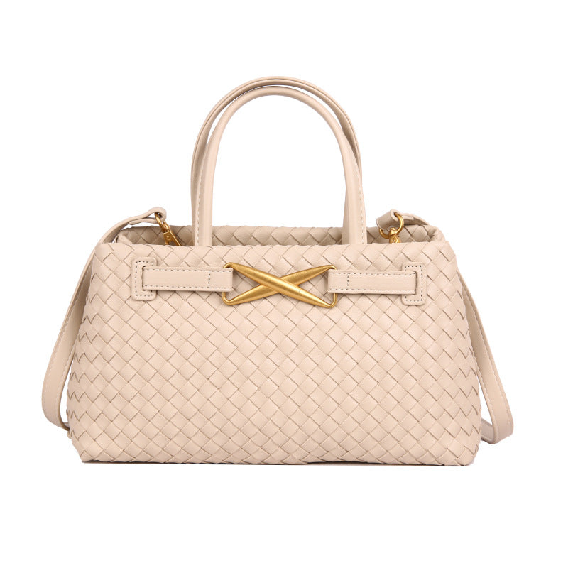 Women's High Sense Woven Fashion Commuter Bags