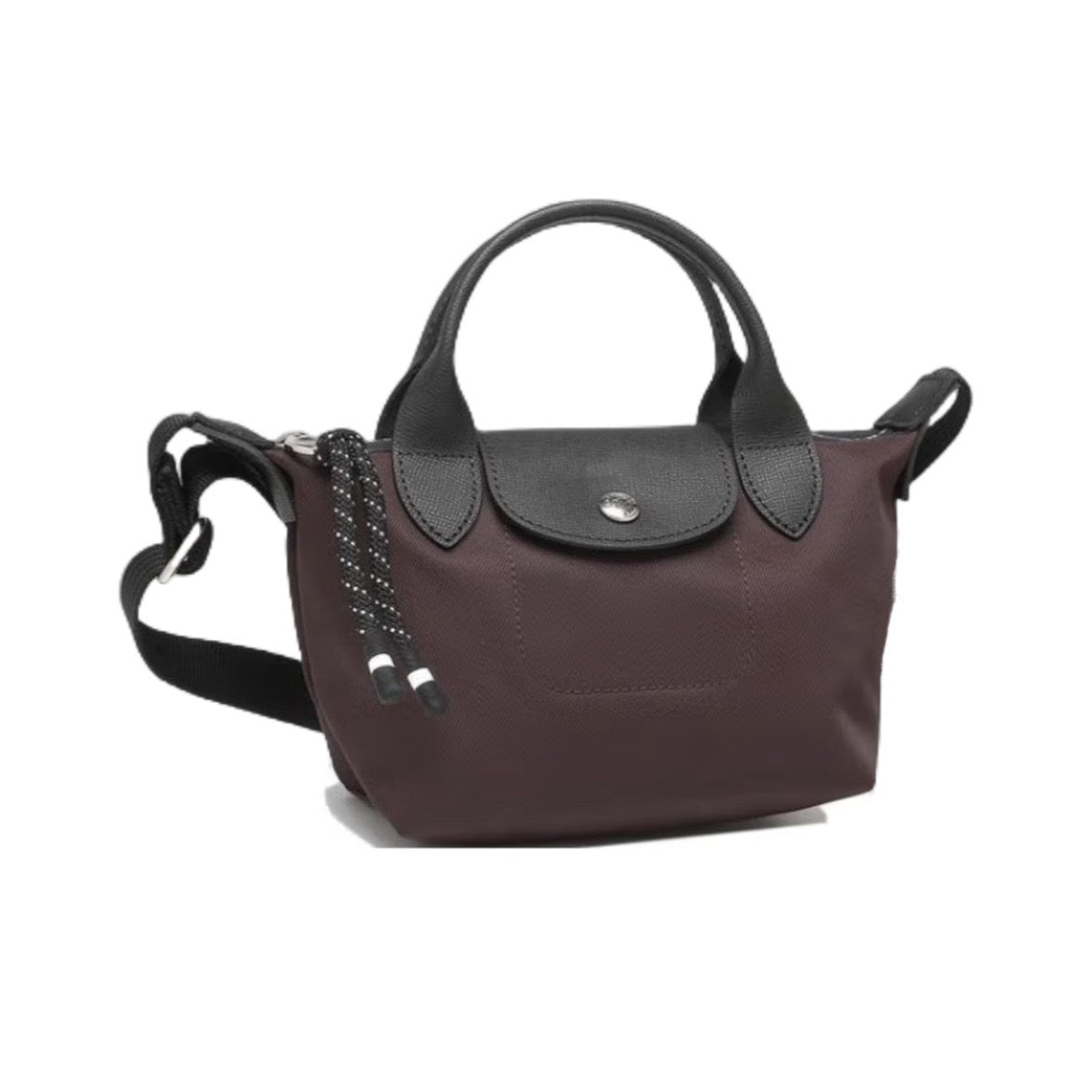 French Second Generation Twill Type Short Dumpling Portable Commuter Large Women's Handbag
