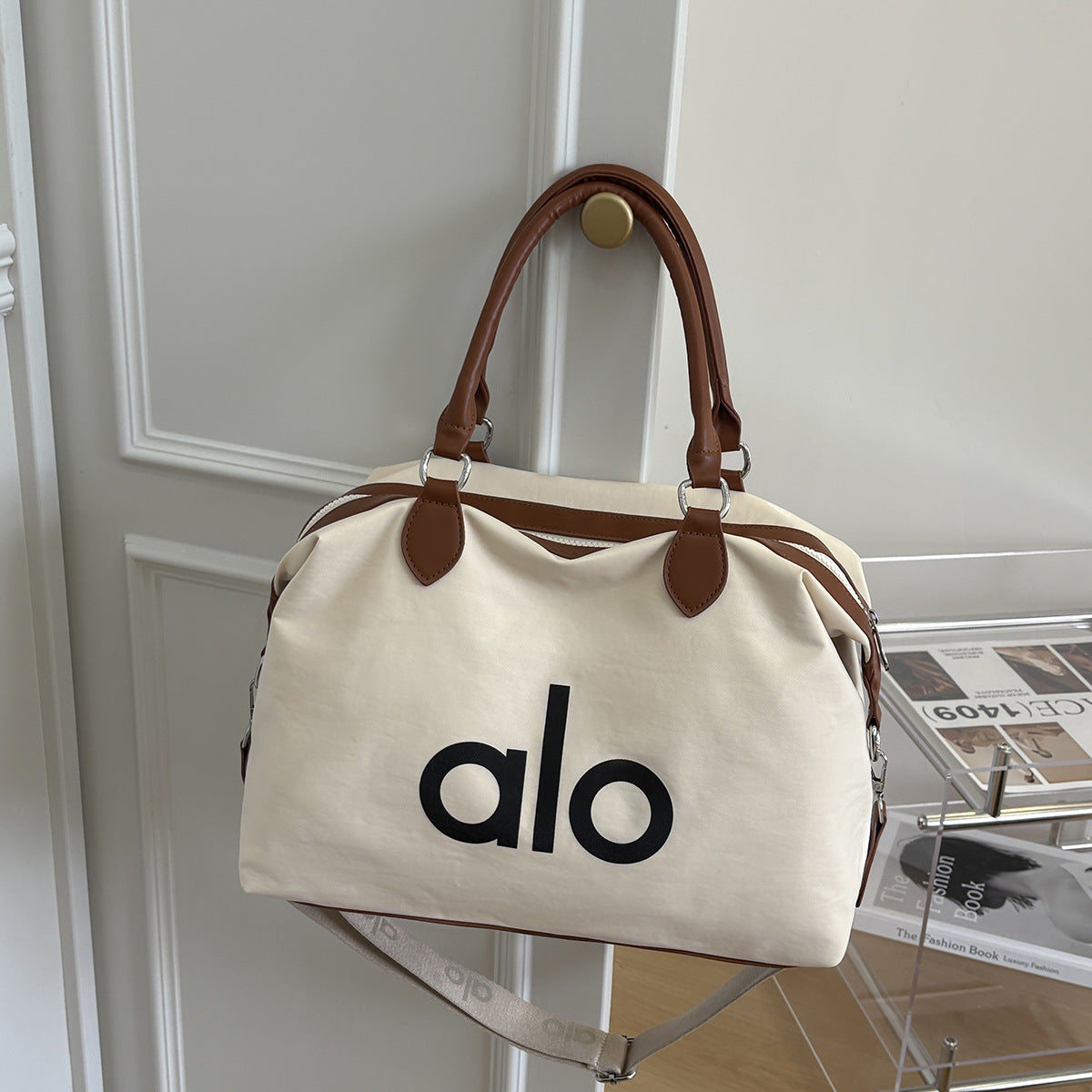 Women's Fashion Large Capacity Canvas Commuter Simple Handbags