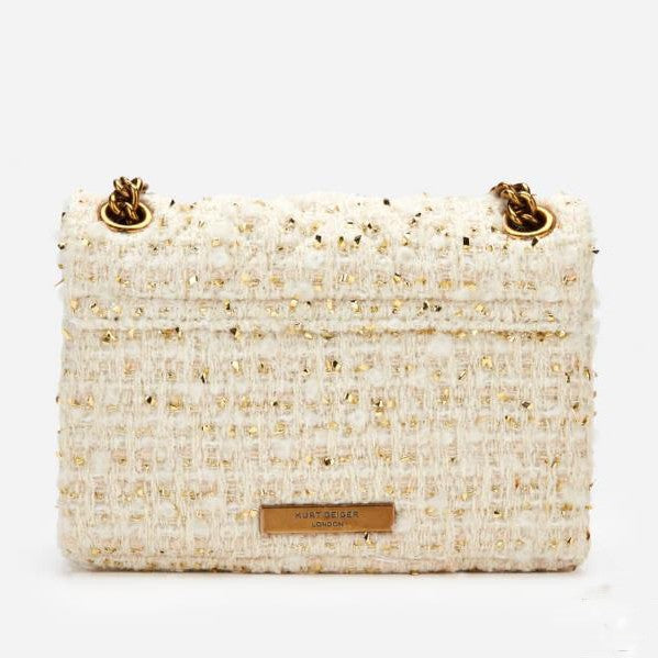 Classic Style Gold Wool Mini Design Bags
