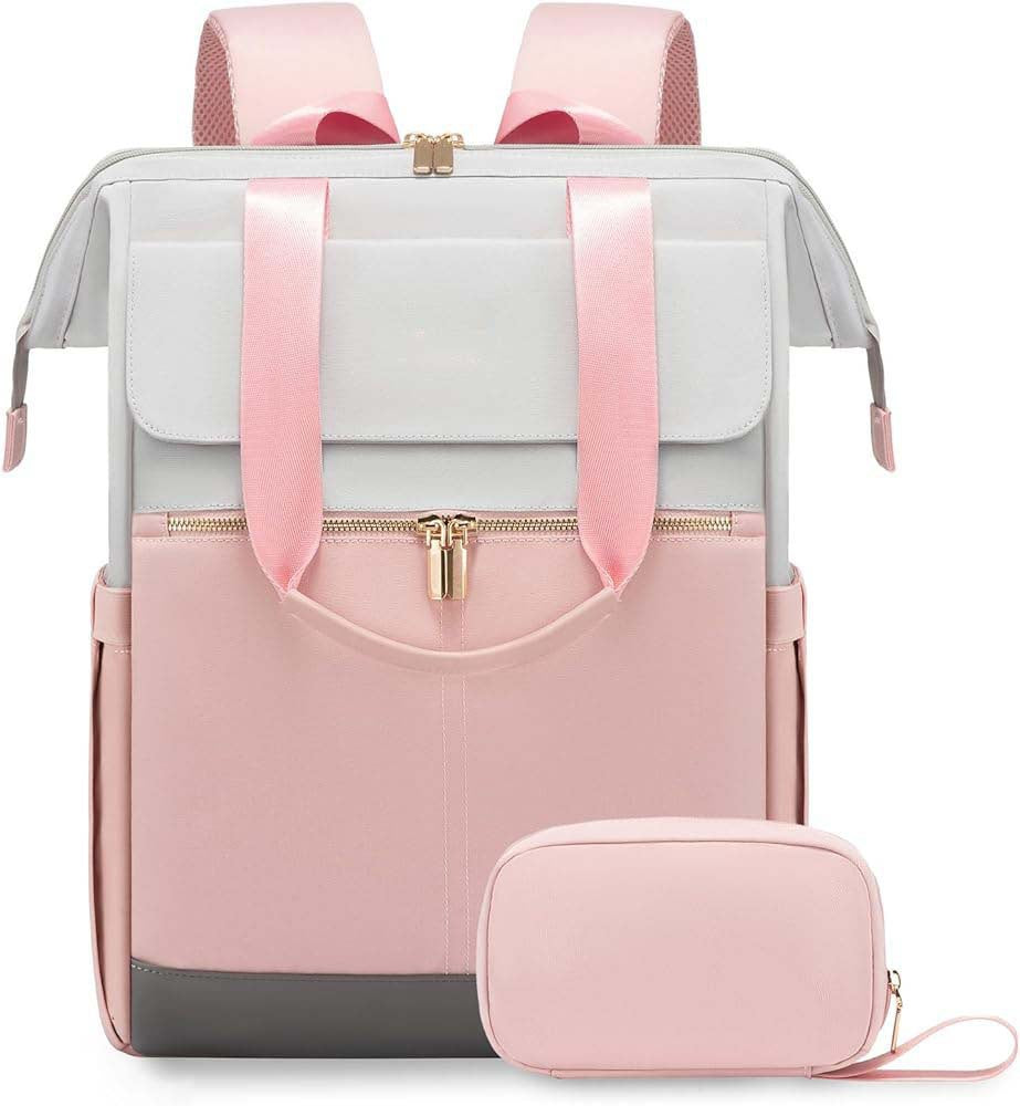 Simple Large Capacity Contrast Color Commuter Leisure Backpack