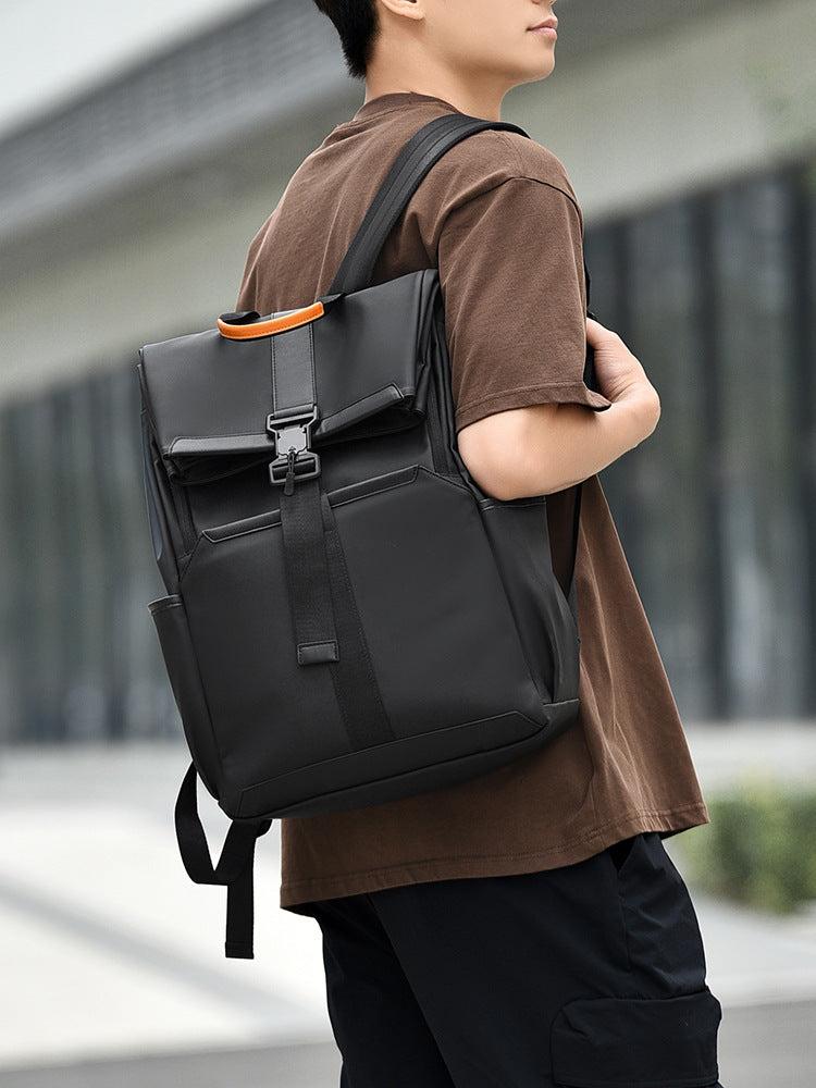Men's Business Commute Simple Computer Large Capacity Junior Leisure Backpack