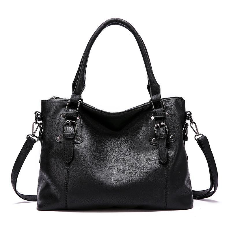 Women's Fashion Retro Simple Large Capacity Elegant Handbags