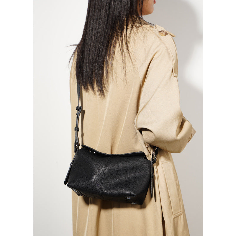Women's Genuine Leather Underarm Top Layer Cowhide Spring Bags