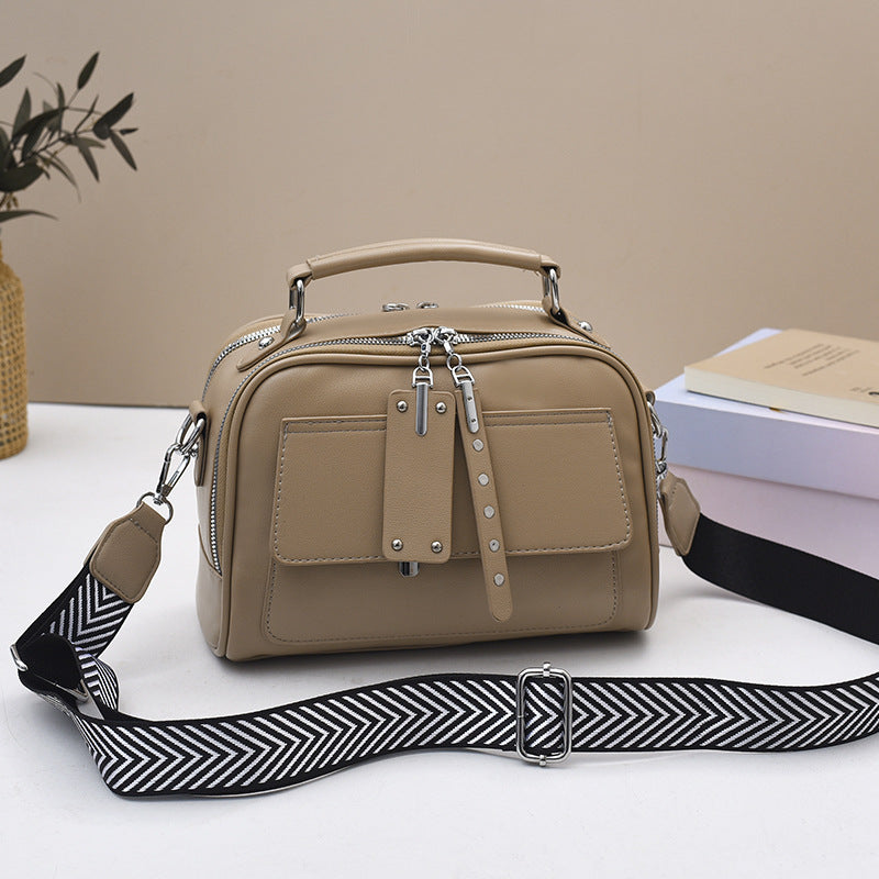 Classy Women's High-grade Soft Leather Mother Women's Handbag