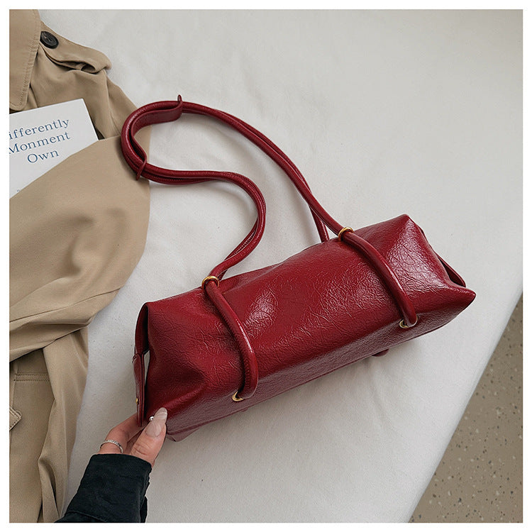 Korean Style Minority Hand Carrying Boston Female Trendy Personality Women's Shoulder Bag