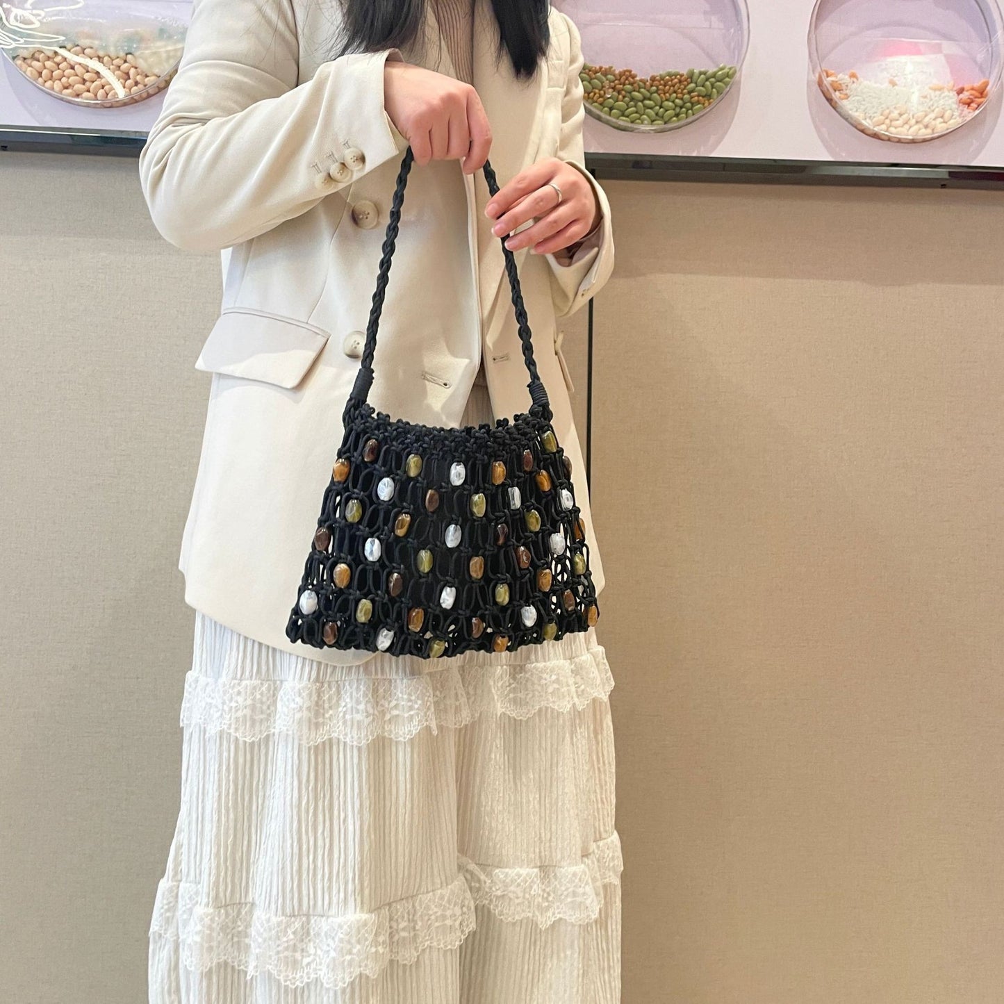 Women's Summer Vacation Leisure Beach Handmade Wax Bags