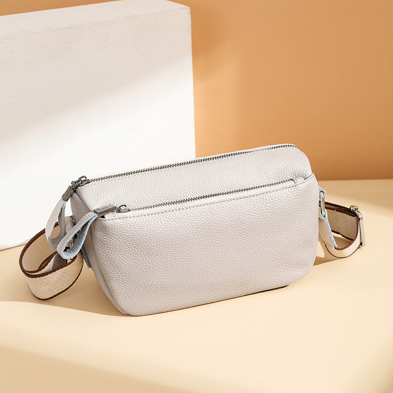 Women's Genuine Leather Fashion Top Layer Cowhide Women's Messenger Bag