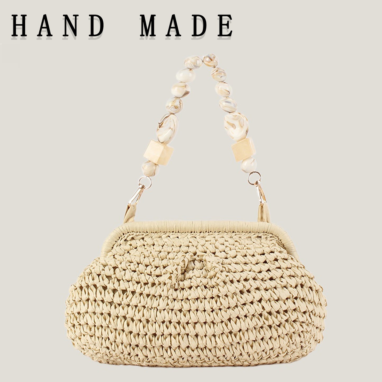 Women's Fashion Personality Woven Seaside Vacation Daily Women's Handbag