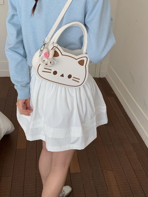 Women's Korean Style Cartoon Kitten Cute Fashion Leisure Backpack