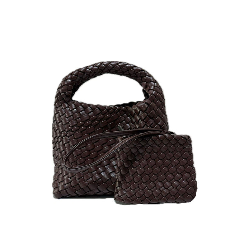 Women's Pretty Spinach Sailor Hand-woven Portable Women's Handbag