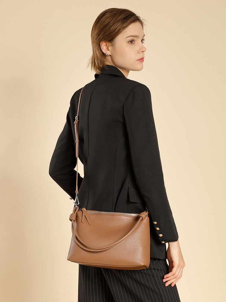 Women's Layer Cowhide Underarm For Simple Commute Large Women's Shoulder Bag