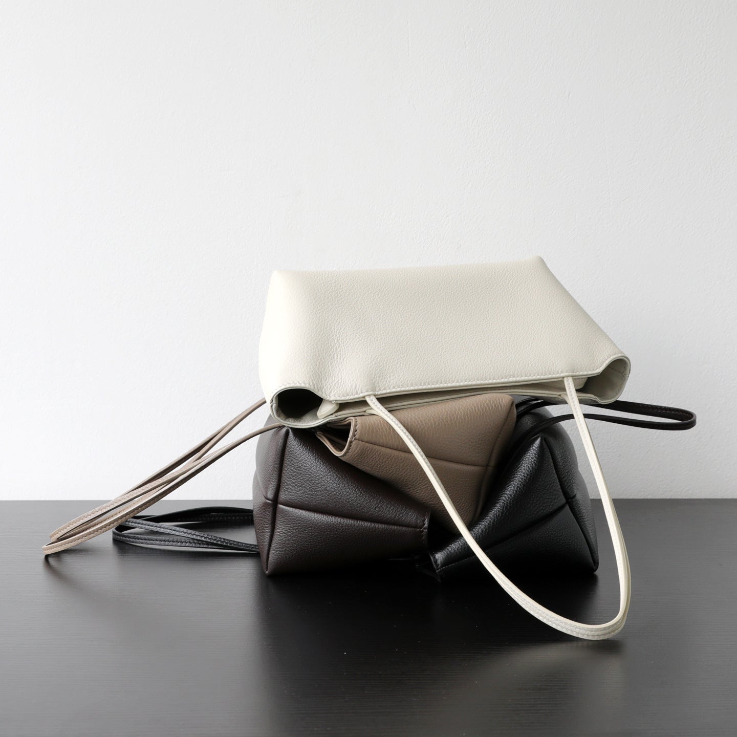 Special Interest Light Luxury Simple First Layer Cowhide Long Women's Handbag